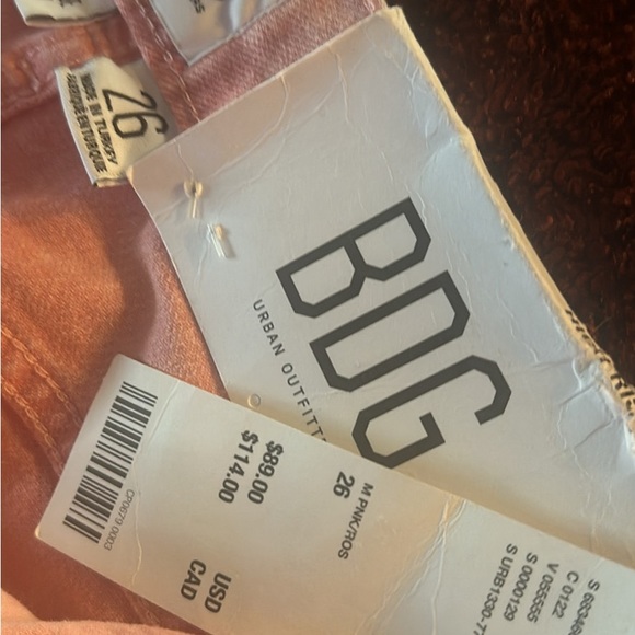 Peach to white baggy jeans from urban Outfitters - Picture 3 of 3